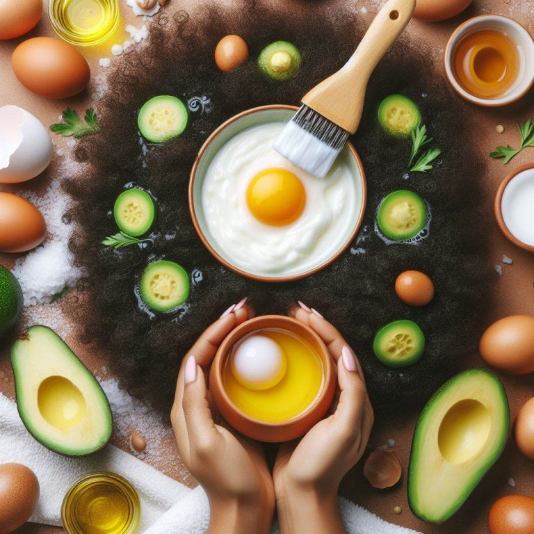 Mascarilla de proteína para pelo afro o rizado