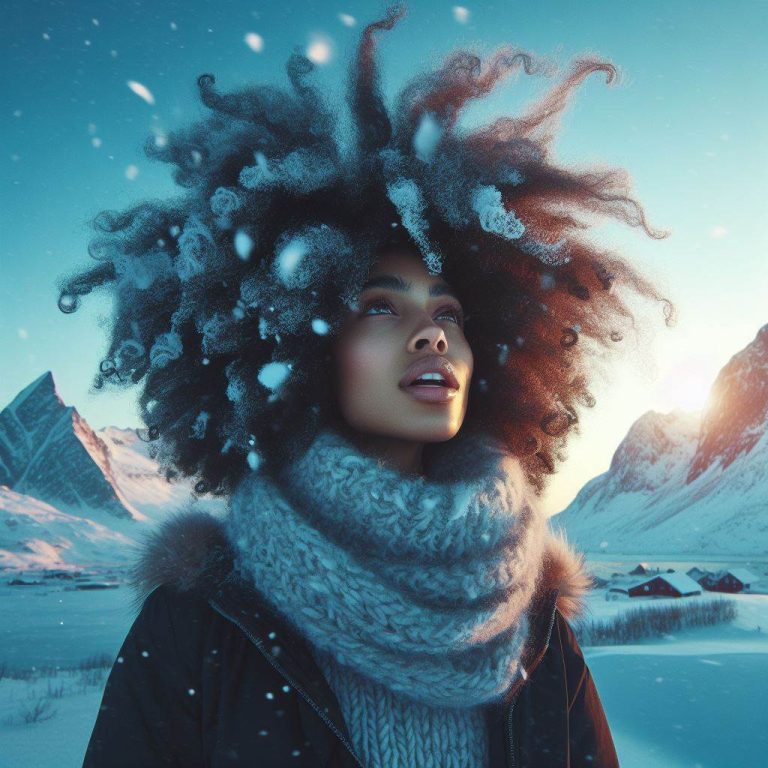 Cuidado del Cabello Rizado o Afro en Climas Extremos