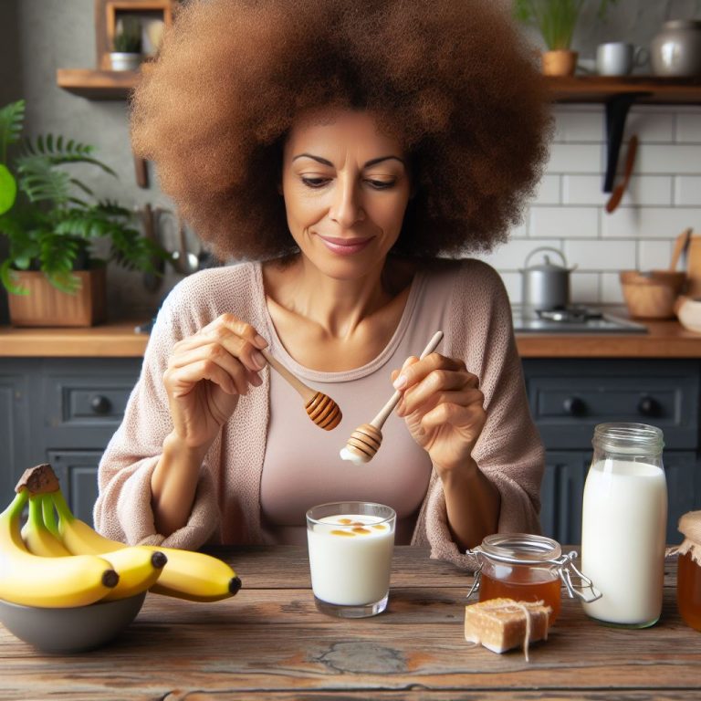 Mascarilla Capilar de Yogur, Miel y Plátano: Nutrición Natural para tu Cabello