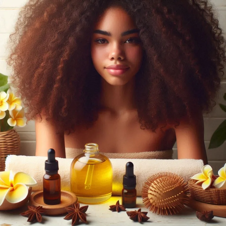 El secreto para un cabello afro radiante: Aceite de Ricino + Aceite de Ylang-Ylang